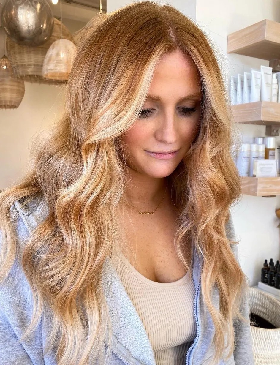 Strawberry Blonde Balayage