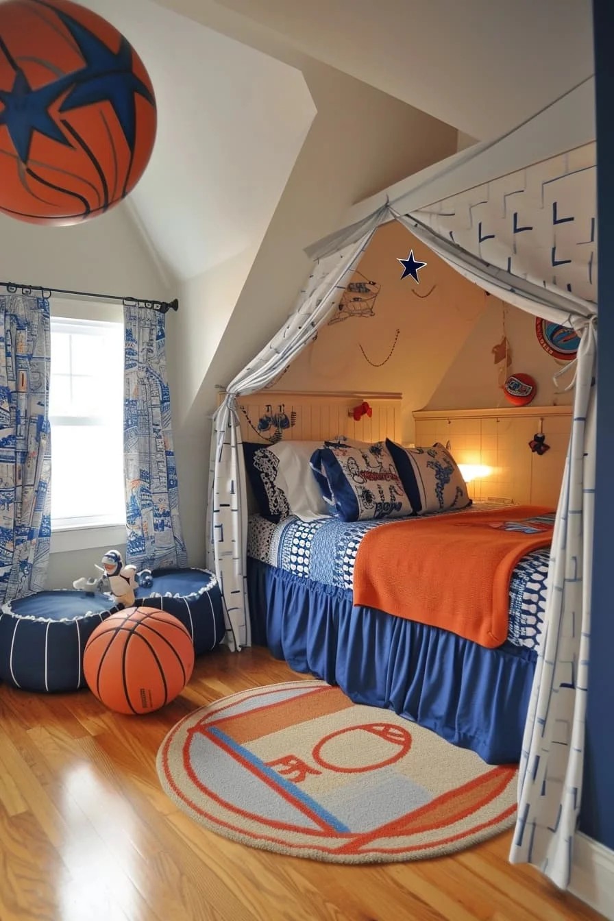 Sports Fanatic Bedroom