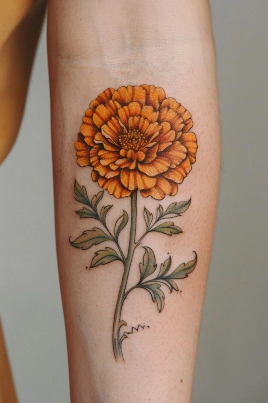 Marigold Tattoo