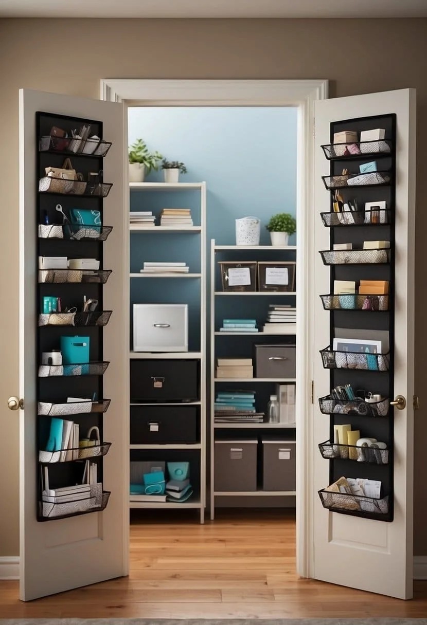 Opt For Over-The-Door Organizers In Small Spaces