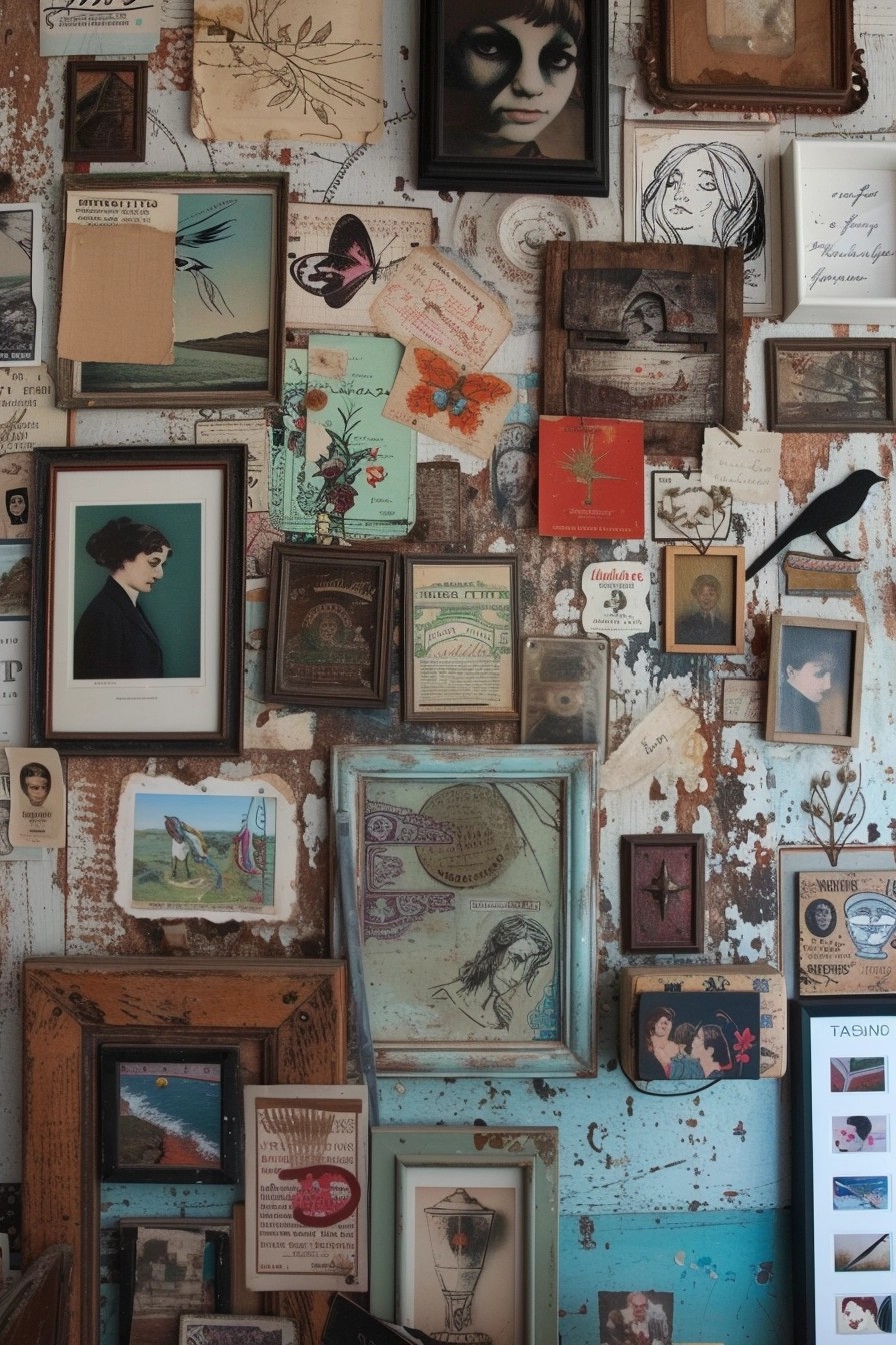 Eclectic Wall Collage