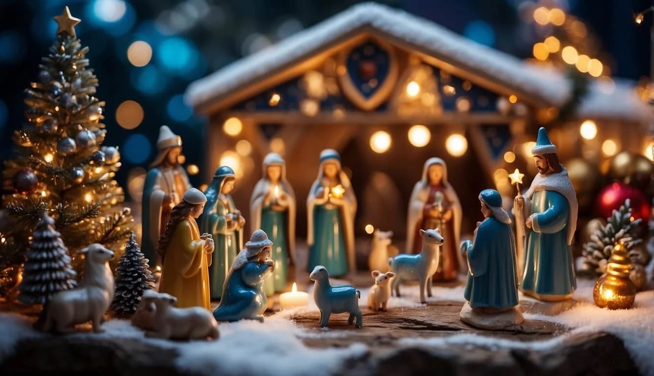 Hand-Painted Ceramic Nativity Scenes