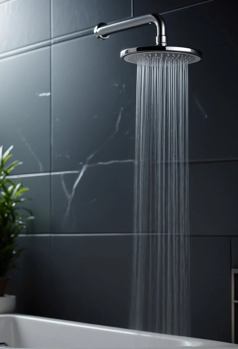 Create a Luxurious Feel with a Rainfall Showerhead in Your Small Bathroom Shower