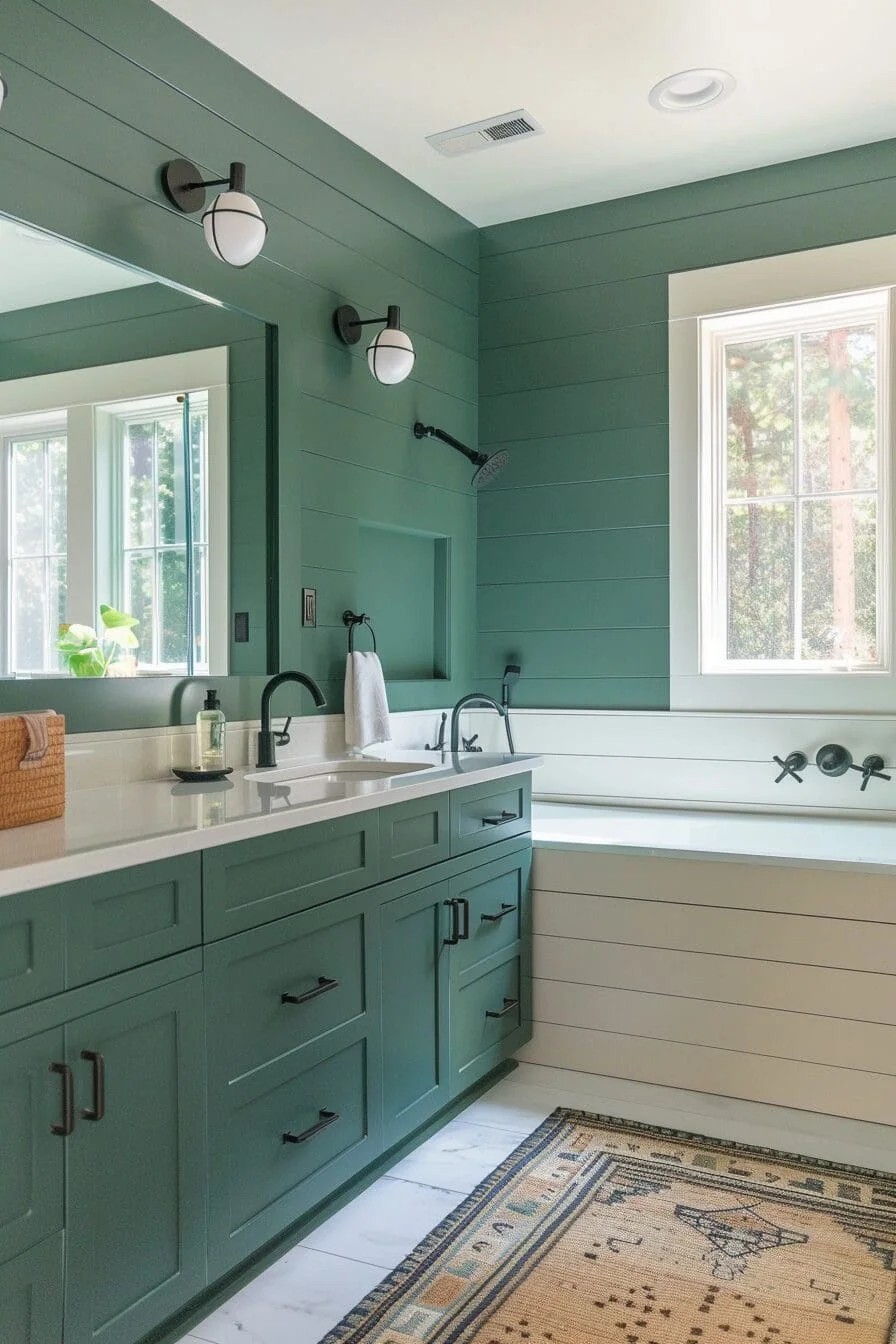 Hunter Green Shiplap