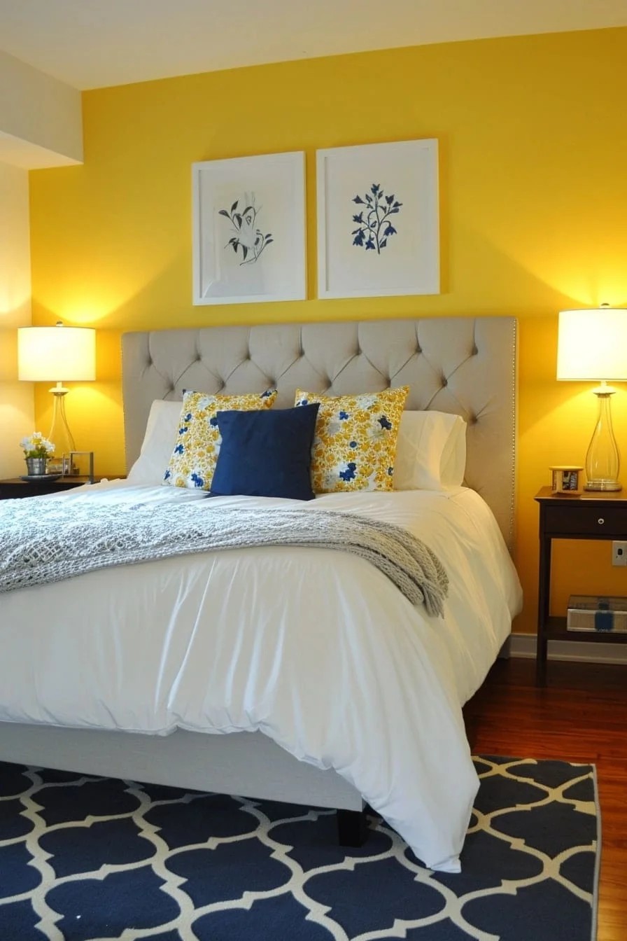 Yellow Accent Wall