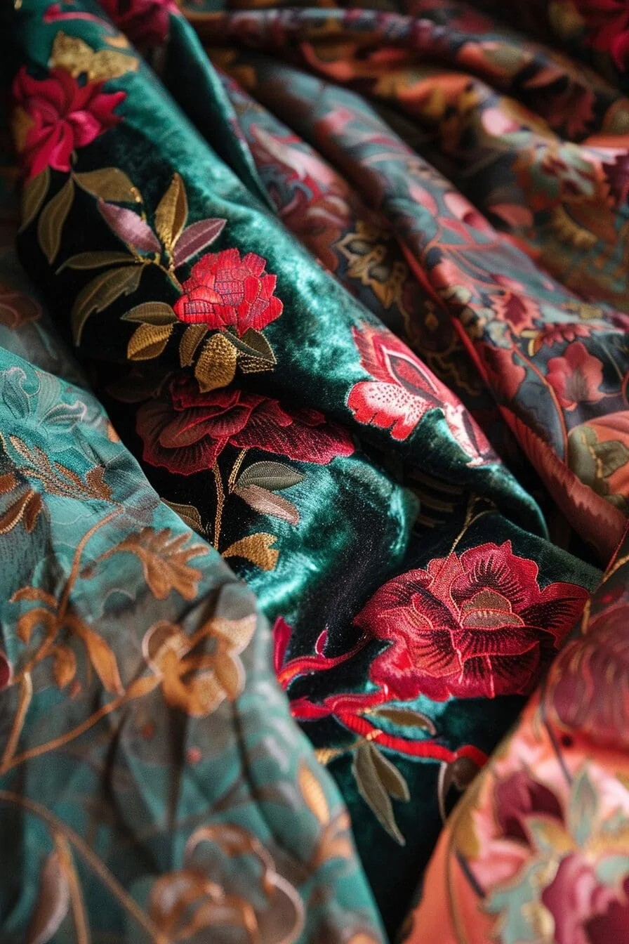 Opulent Fabrics (Velvet, Silk)