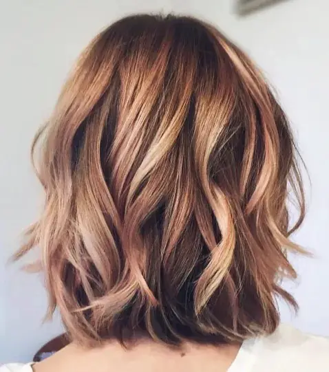 Strawberry Blonde Bob