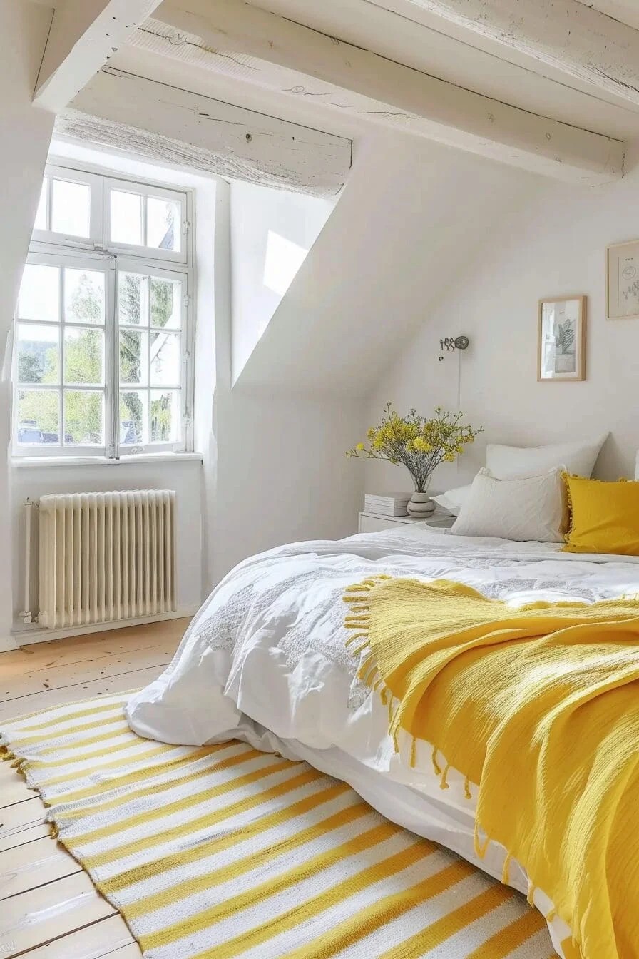 Yellow and White Scandinavian Design