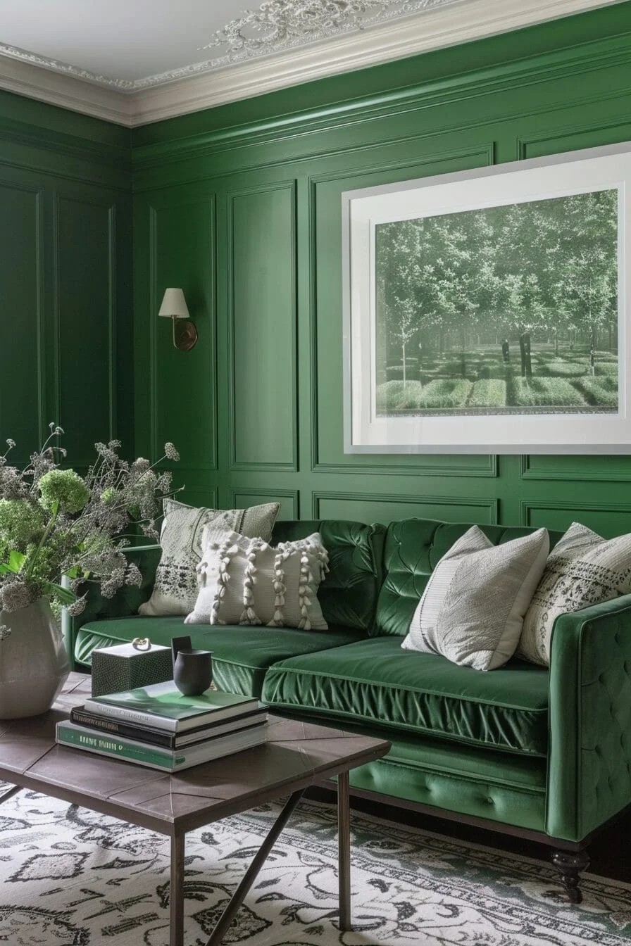 Layered Green Tones