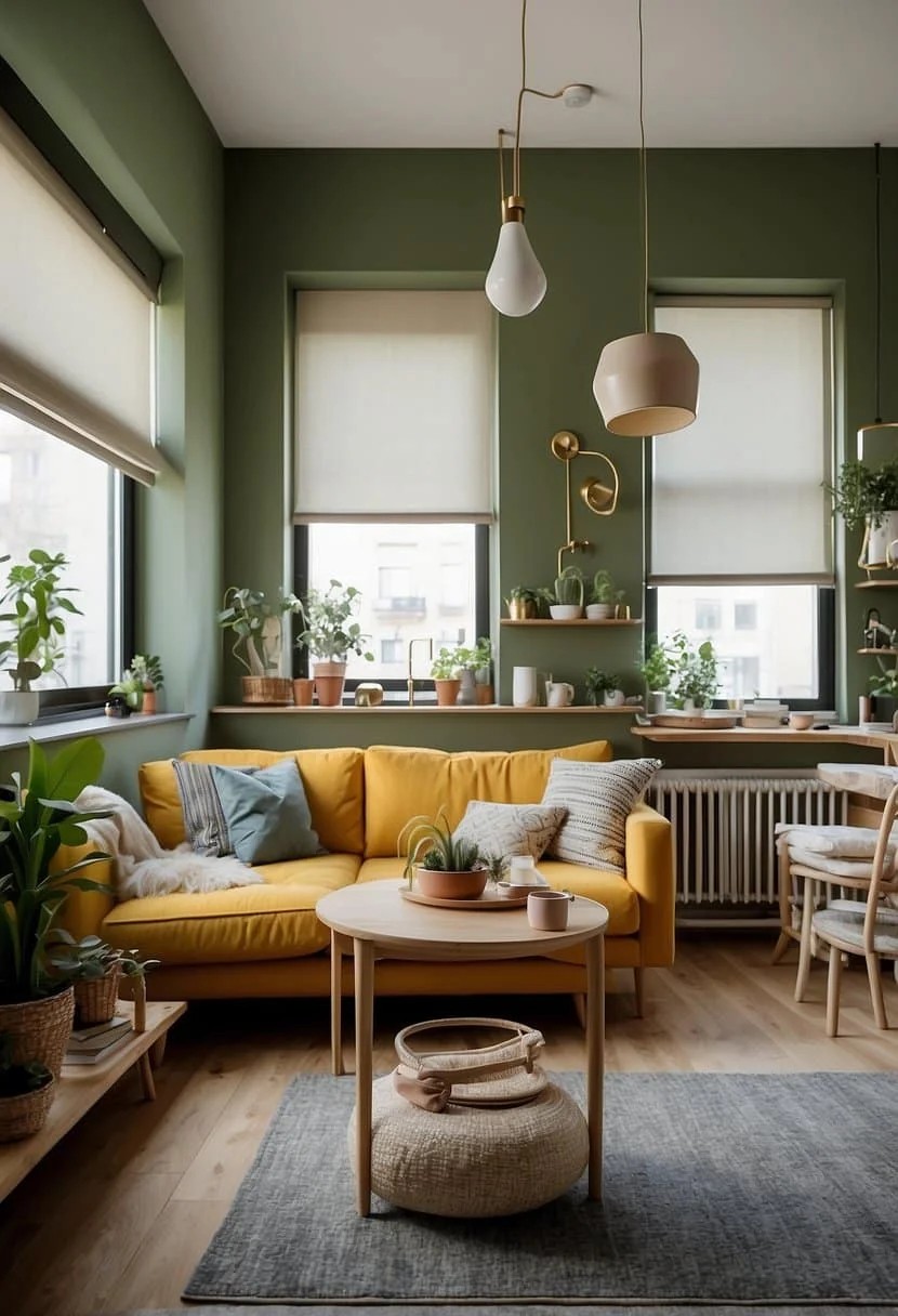 Choose Light and Bright Colors to Open Up Your Small Apartment