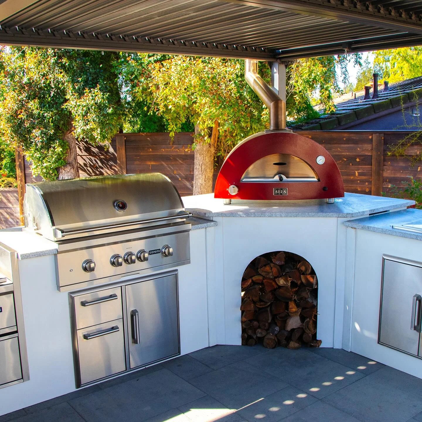 Outdoor Kitchen Canopy