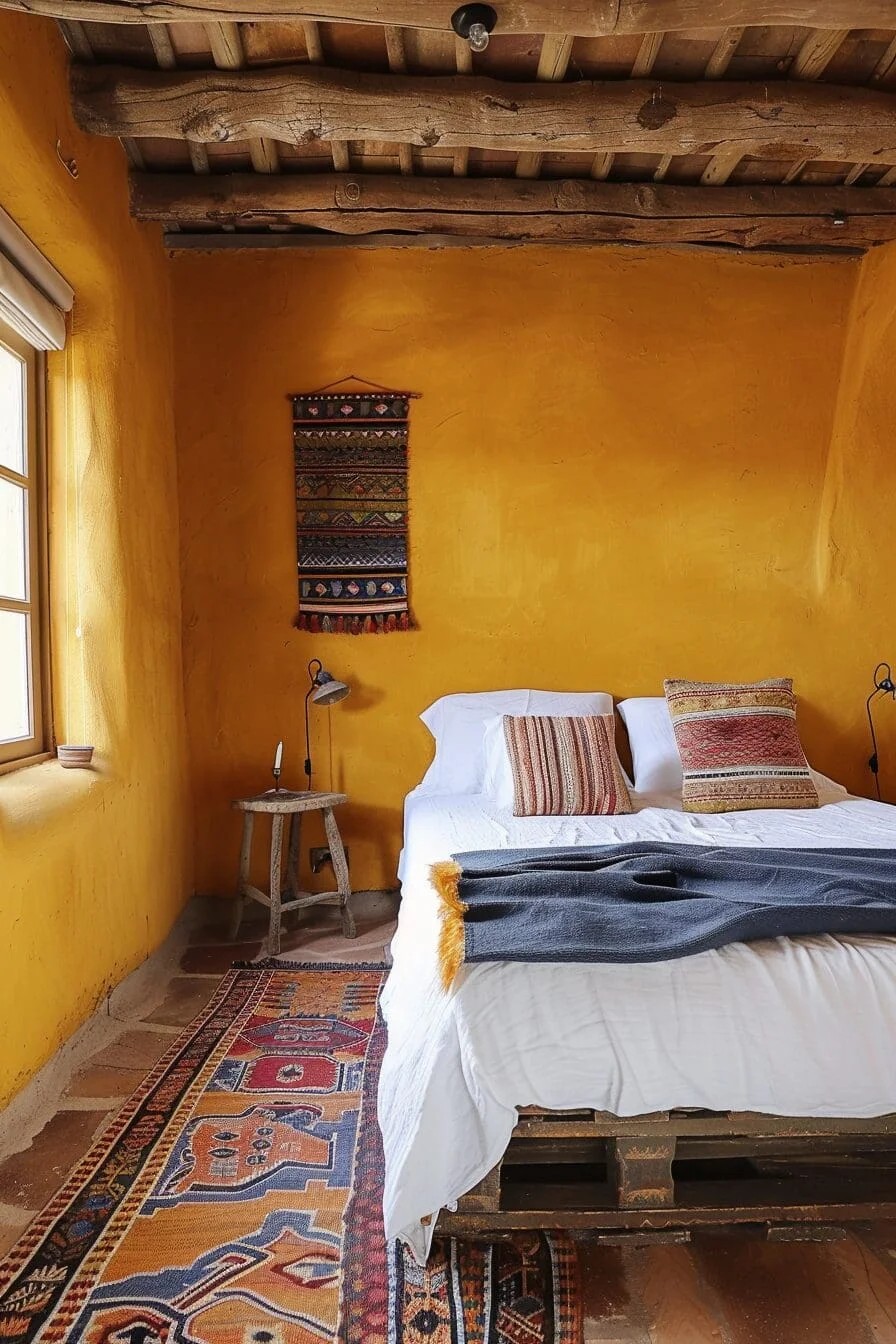 Southwestern Yellow with Terracotta Accents