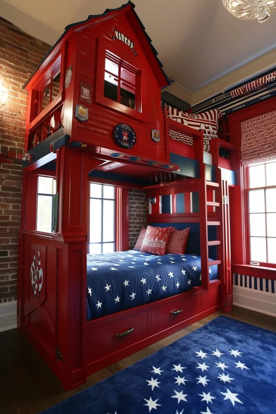 Fire Station Bedroom