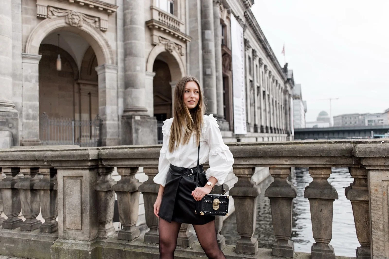 Ruffled Skirt and Blouse