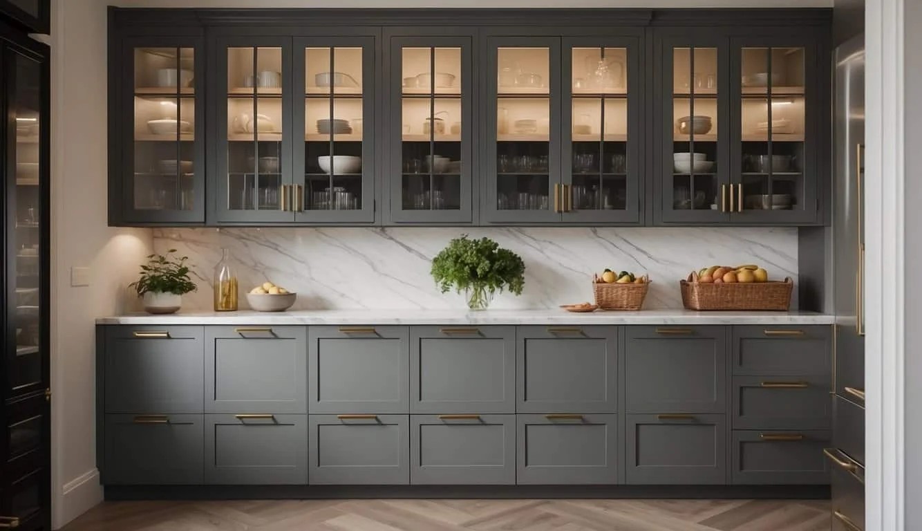 Design a Butler’s Pantry with a Hidden Walk-In Storage Space