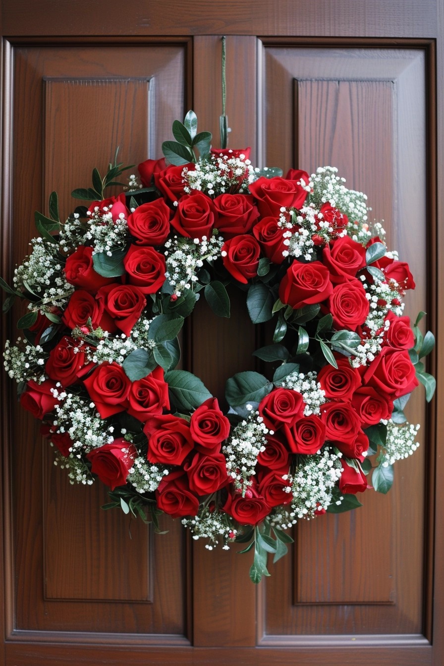 Romantic Rose Wreath