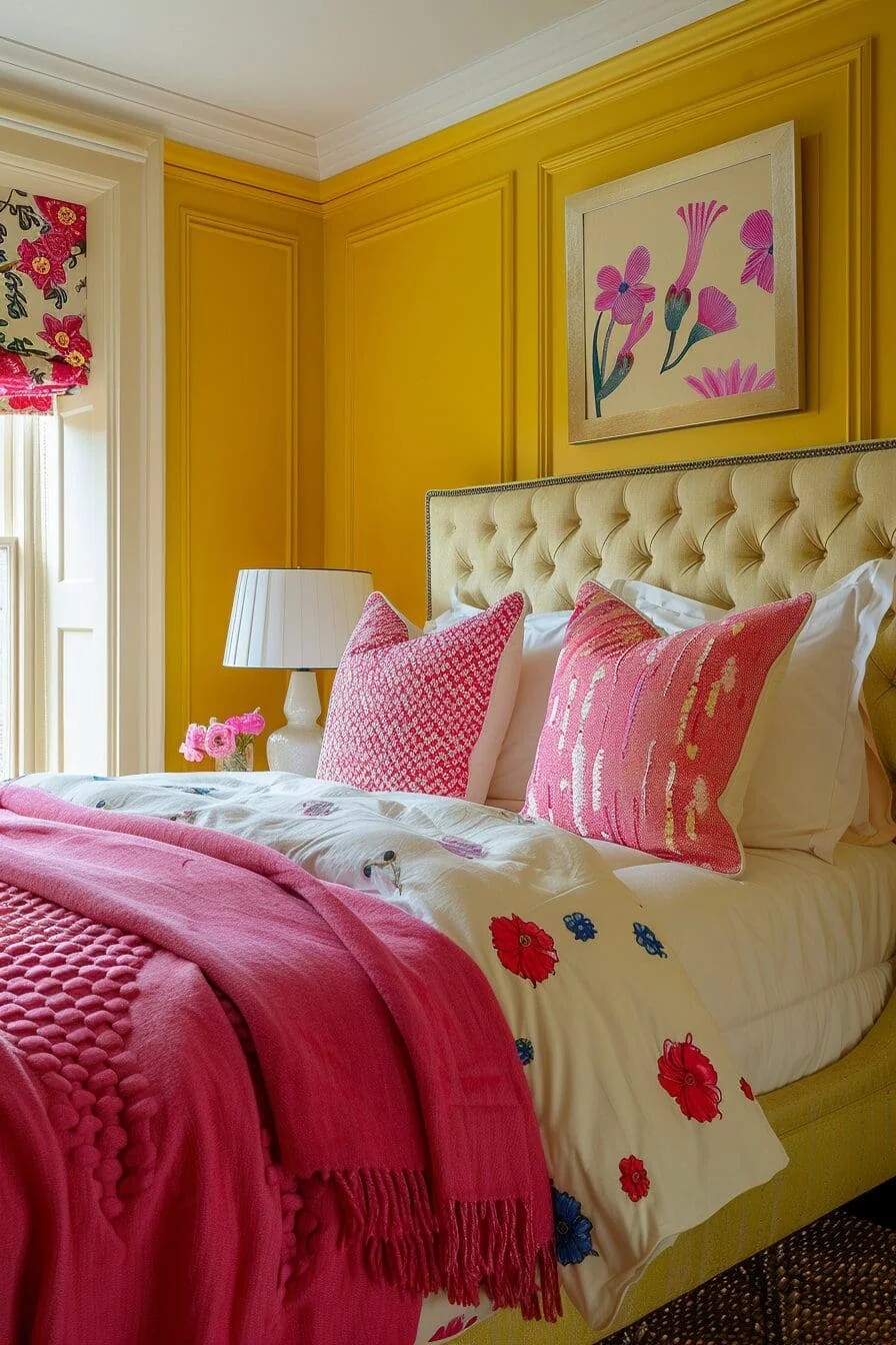 Yellow and Pink Playful Palette