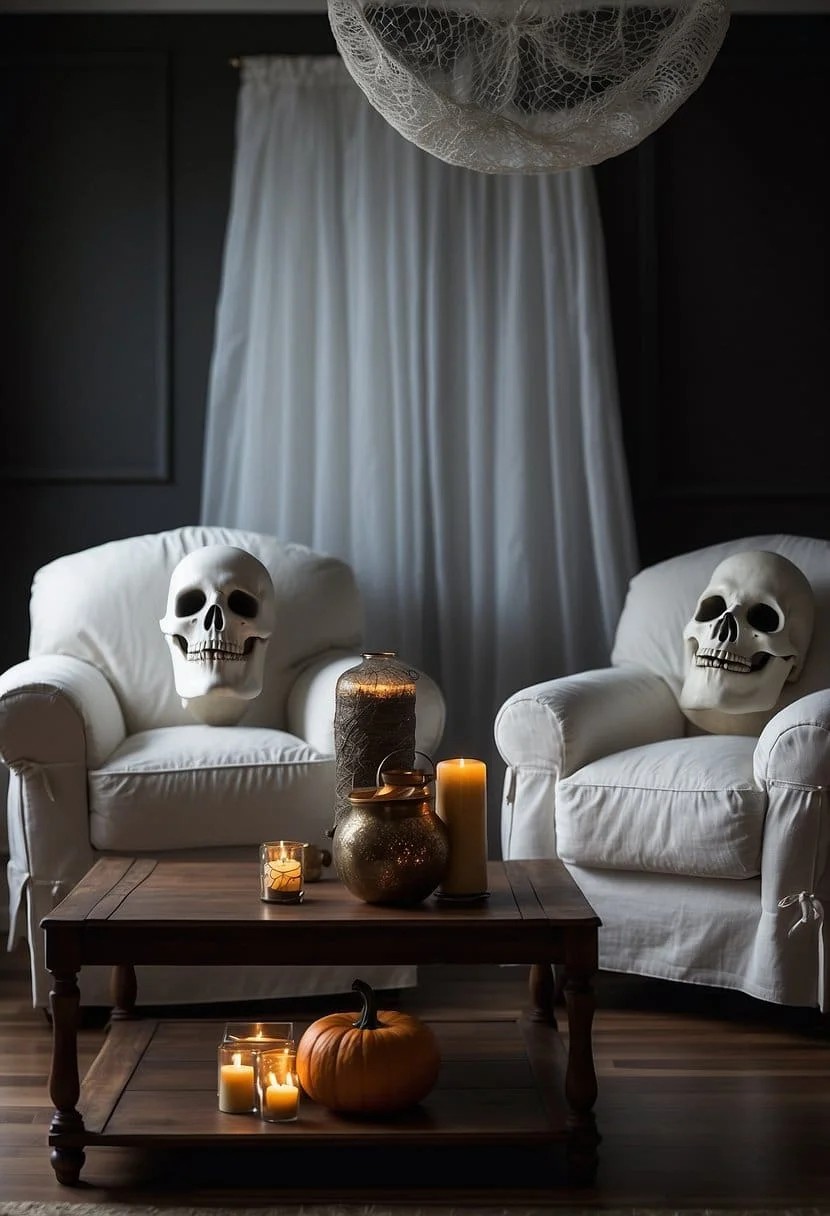 Ghostly White Slipcovers For Furniture