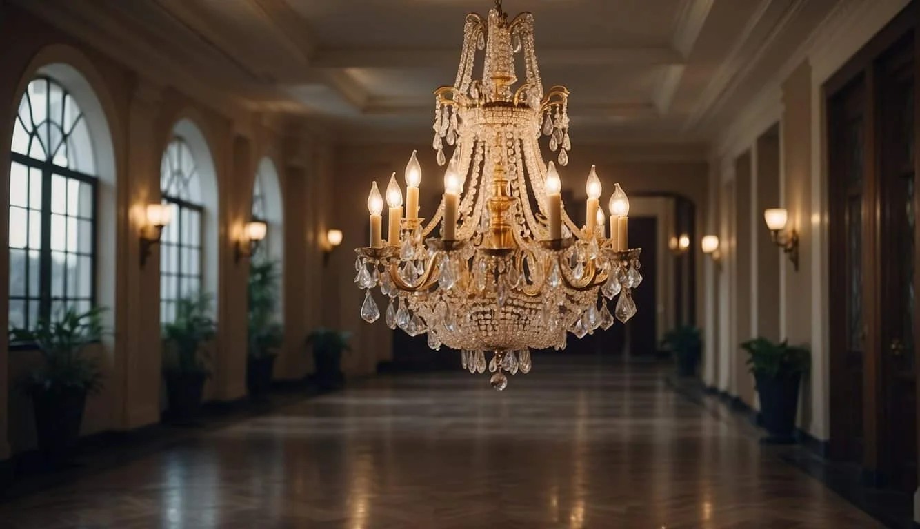 Hang a Chandelier for an Elegant Hallway Entrance