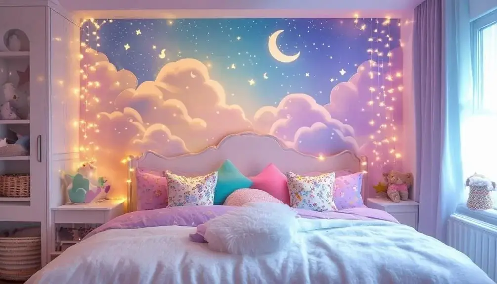 Whimsical Mural on Ceiling