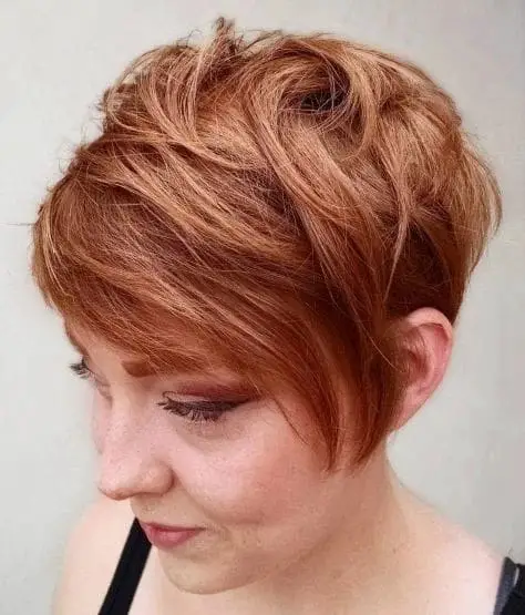 Messy Auburn Pixie