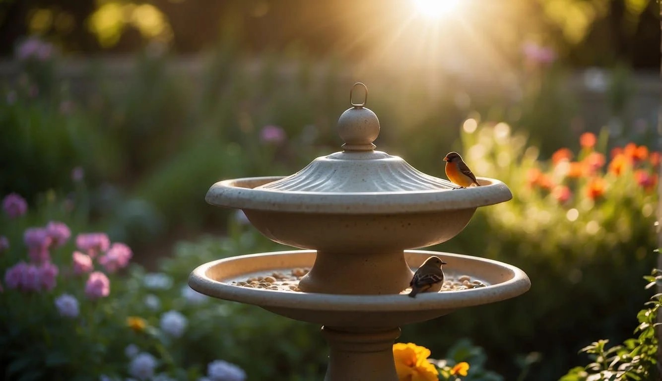 Bird Bath and Feeder Combos