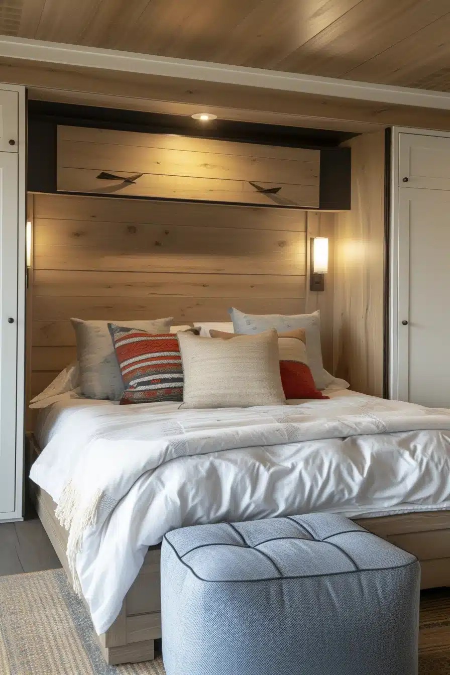 Utilize Space-Saving Furniture Like Murphy Beds And Ottomans That Double As Storage