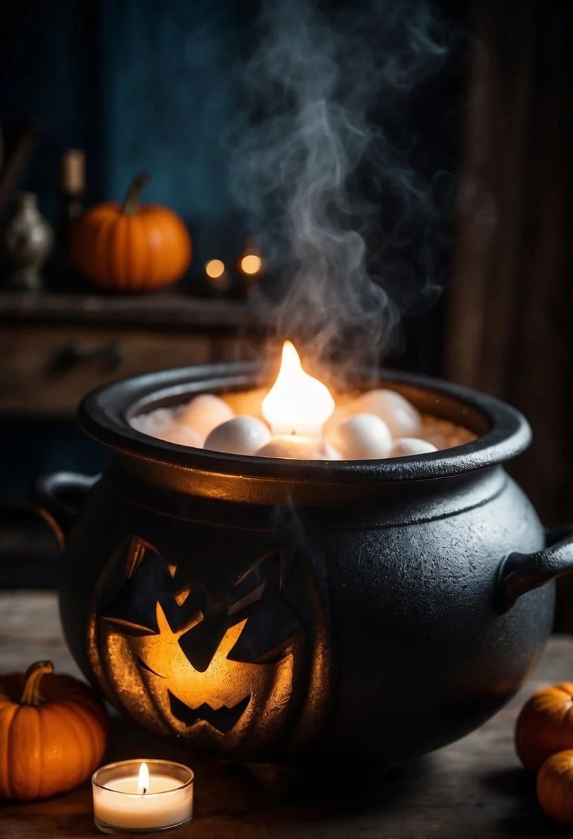 Witch’s Cauldron Centerpiece