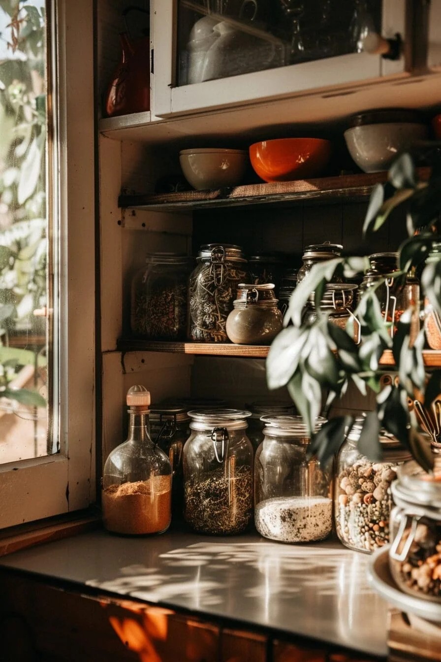 Orange Spice Jars