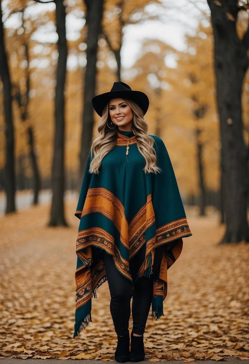 Cape or Poncho with Leggings