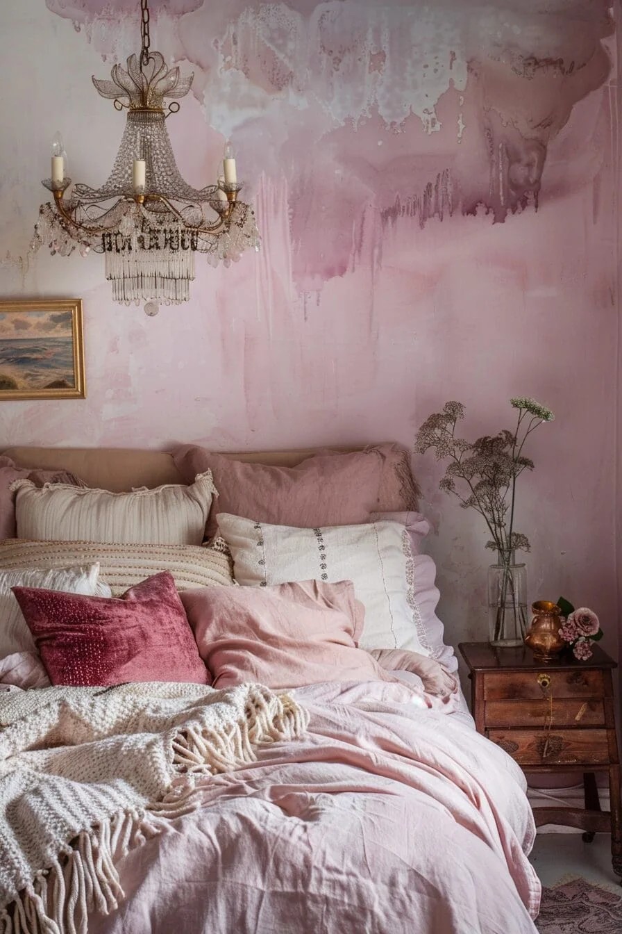 Layered Pink Textiles