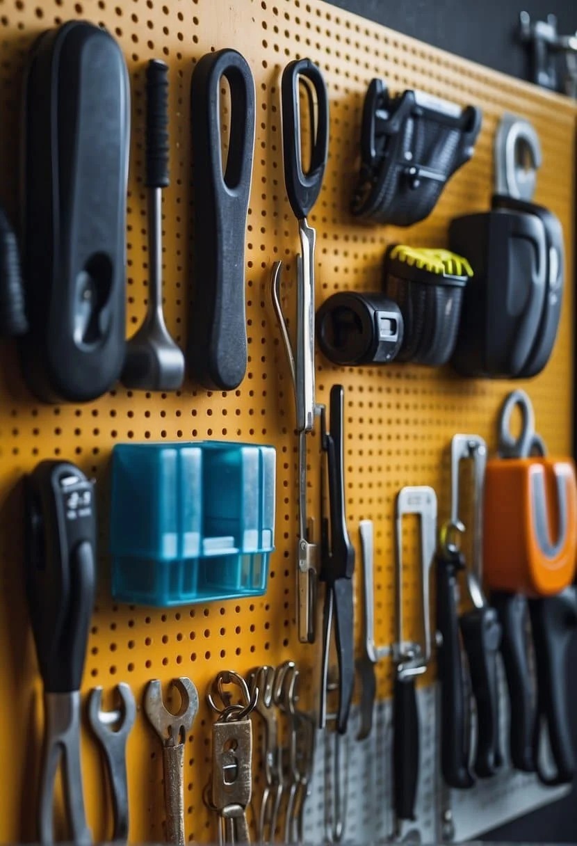 Employ A Pegboard System For Versatile Small-Space Organizing