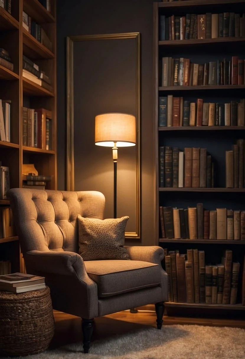 Add Soft Lighting to Your Reading Nook