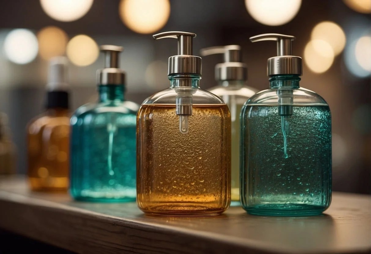 Handmade Soap Dispensers from Unique Bottles