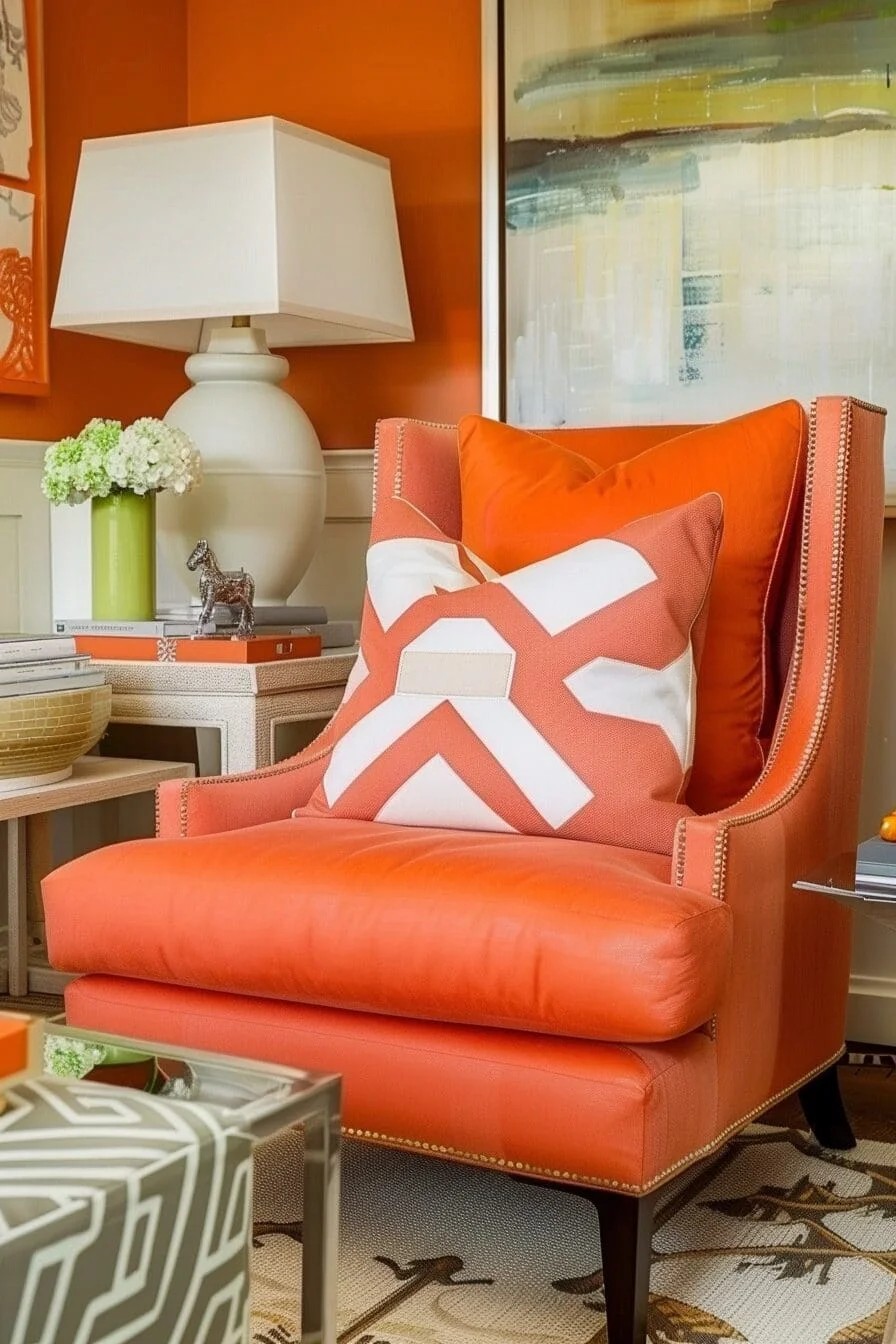 Tangerine Armchair