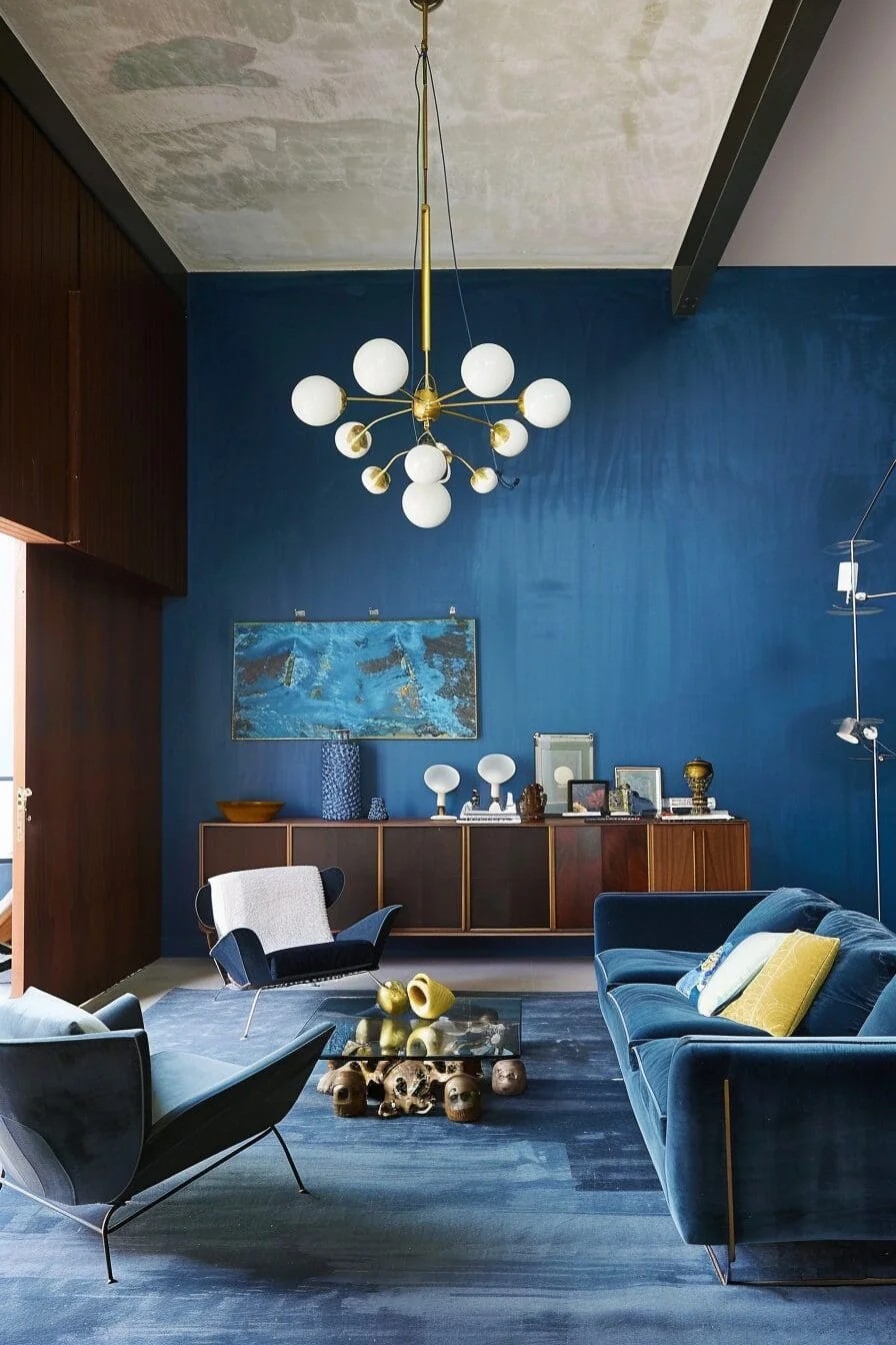 Moody Blue Walls