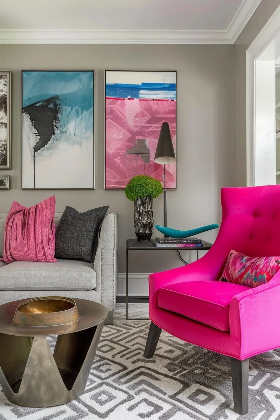 Hot Pink Chair