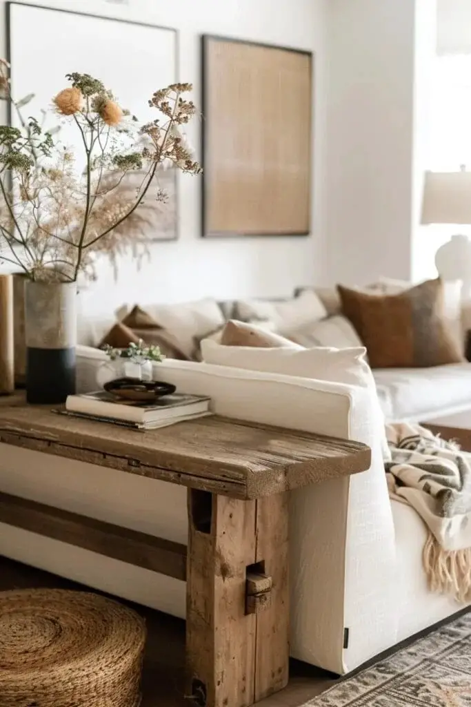 Reclaimed Wood Console Table