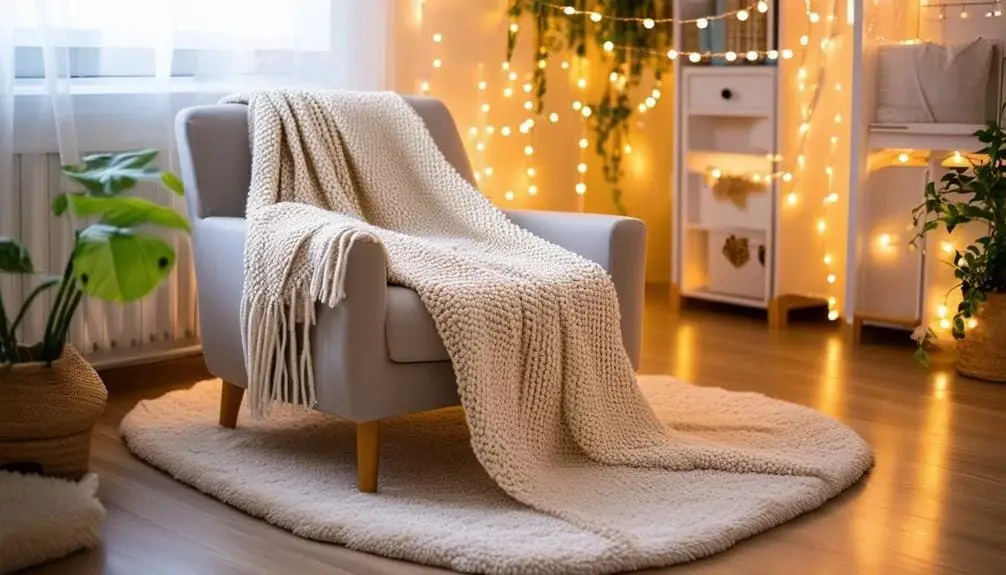 Cozy throw blankets