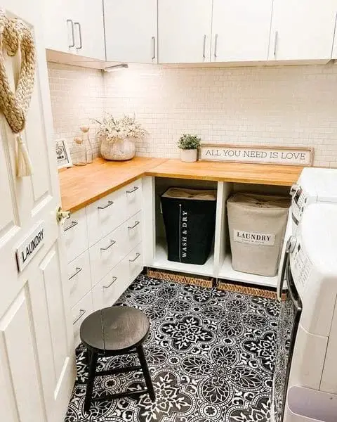 Transform Your Small Laundry Room with Under-Shelf Lighting