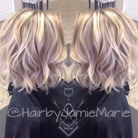 Medium Wavy Bob for Thin Hair