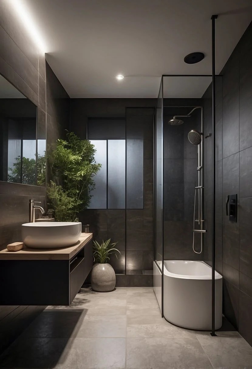 Opt for Minimalistic Design in Your Small Bathroom Shower