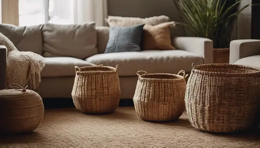 Add Texture with Woven Baskets