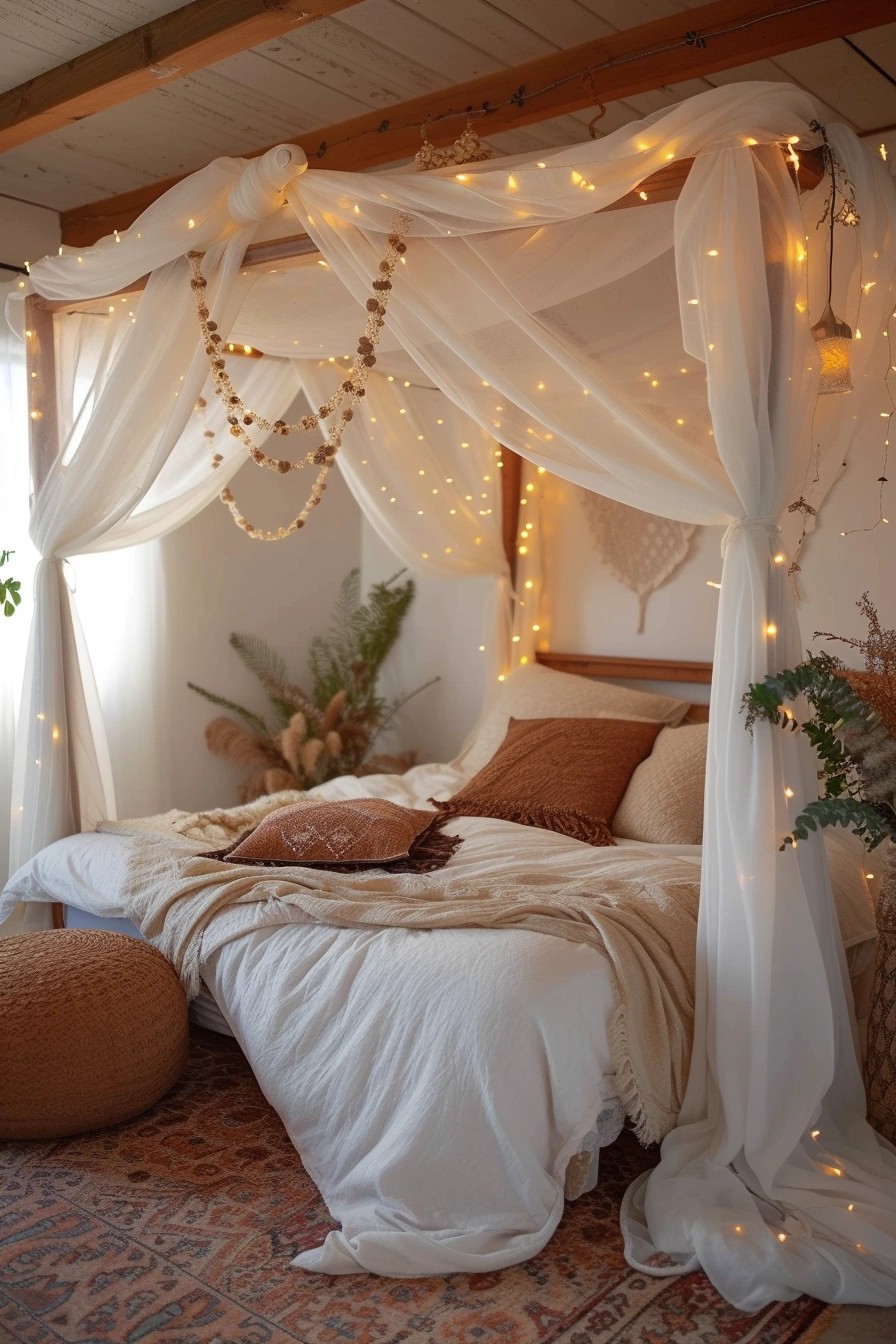 Bohemian Canopy Bed