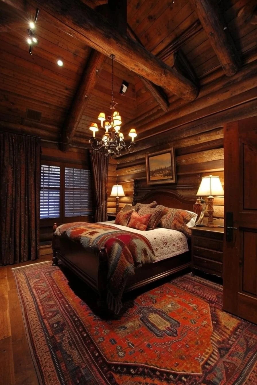 Opt for a Log Cabin Feel