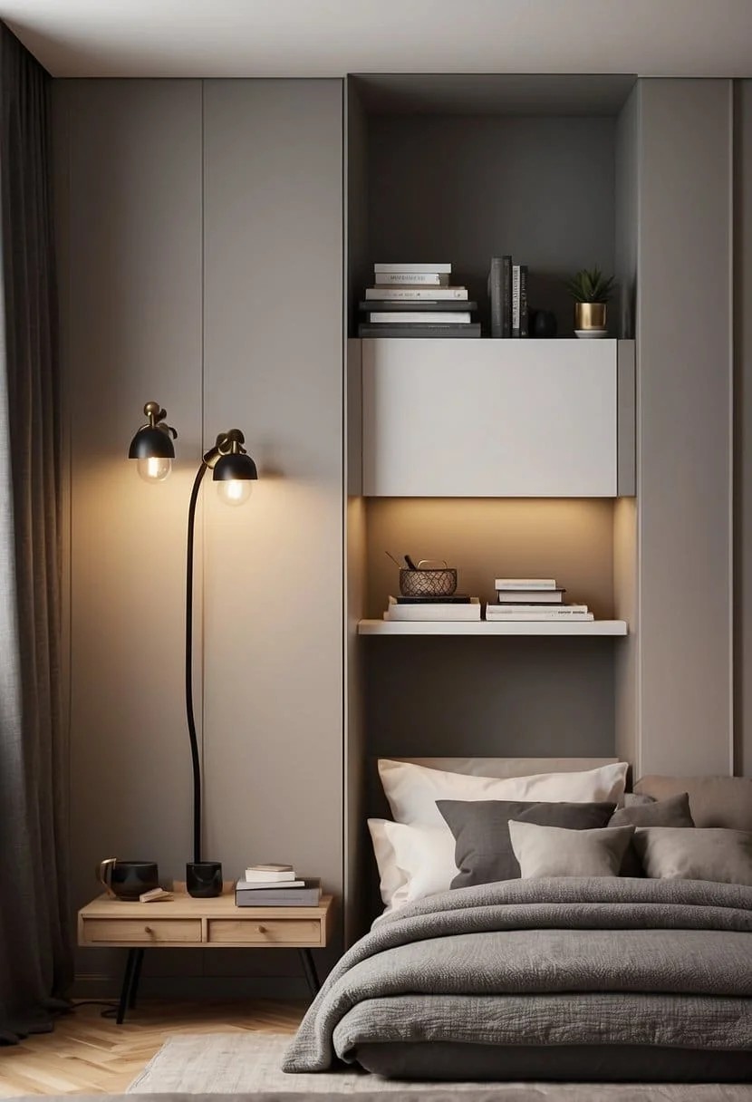 Hang Floating Bedside Shelves