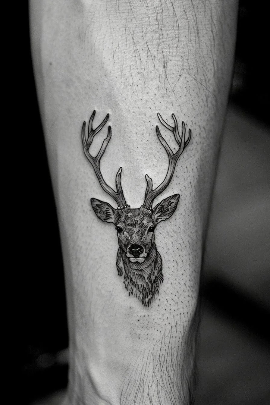 Deer with Antlers