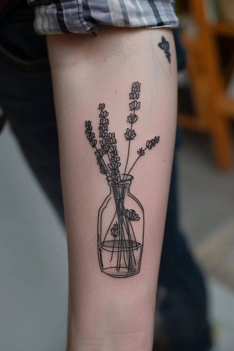 Lavender in an Object (e.g. Bottle, Jar)