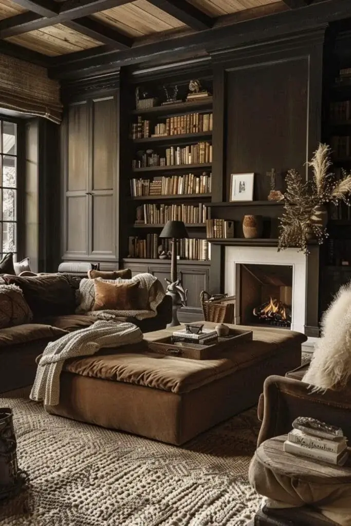 Cozy Fireplace Nook