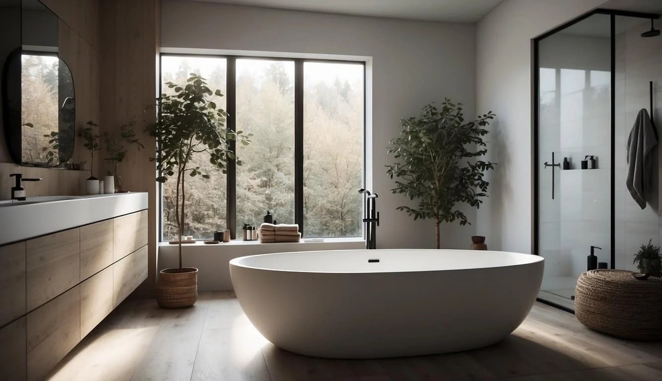 Scandinavian Simplicity in Bathtub Design